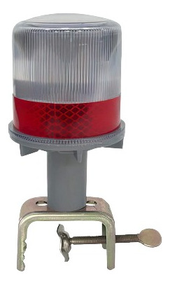 Sinalizador Solar Estroboscópios Led Cones Viária Strobo Ver
