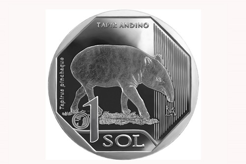 Moneda Del Tapir Andino - Fauna Silvestre A. Del Perú - Mc4
