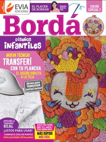 Bordado Diseños Infantiles -delicadas Puntadas -5 Revistas
