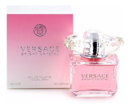 Perfume Versace Bright Crystal Eau De Toilette De 90 Ml Para Mujer