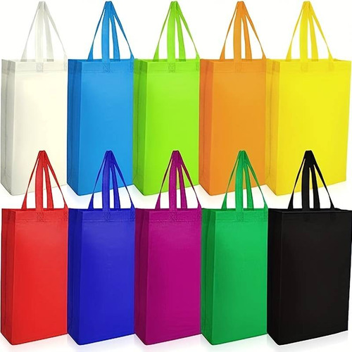 Bolsas Tnt Ecológicas Reutilizables 50 Unidades 30x40