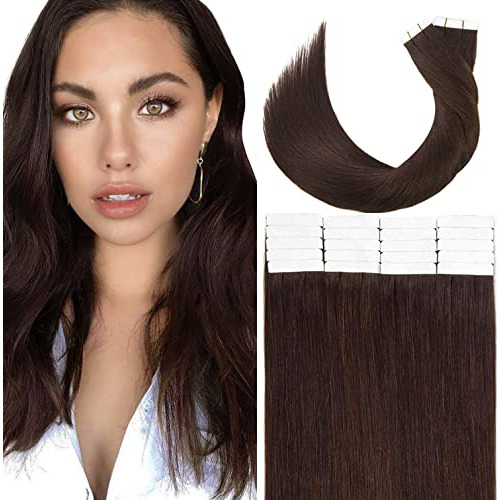 Anrosa 20 Pulgadas De Extensión De Pelo Cinta En 6y6ny