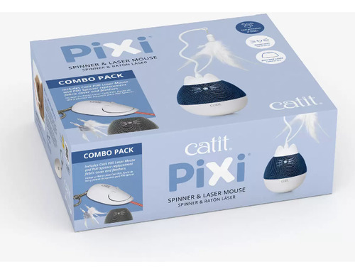 Spinner, Juguete Para Gato (1 Pza) Catit Pixi Color Blanco