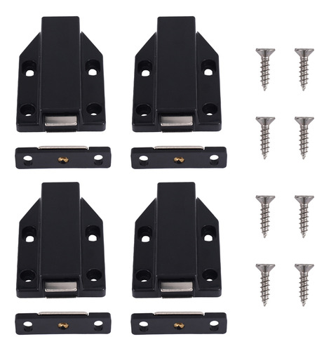 Push Latch Heavy Duty 4 Pack Latches For Large Door Push Bla