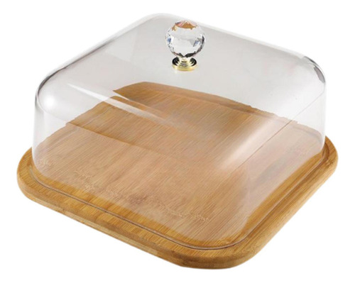 Suporte Para Bolo Com Tampa Bandeja Para Exibição De