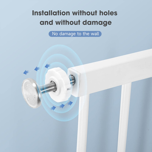 Baby Gate Amplirate, Ajustável, Fechamento Automático, Extra