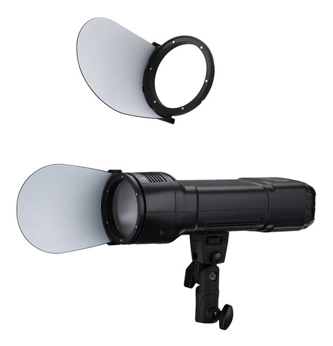 Imagen 6 de 10 de Set Snoot Difusor Panal Domo Barndoor P/ Flash Visico 2