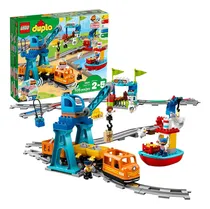 Comprar Lego Duplo Town Cargo Train 10875 Building Toy Set Para Niño