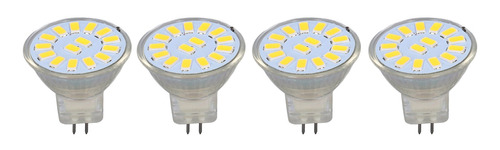 Bombilla Mr11, 4 Unidades, 15 Luces Led, 5 W, 500 Lm, Base D