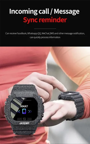 Rel gio Smartwatch Lokmat Ocean Ip68 Sport Inteligente Fit