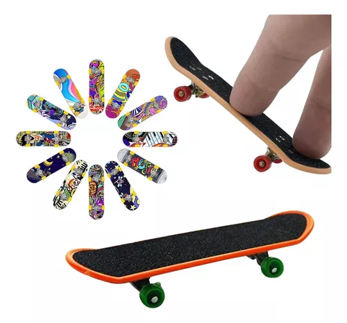 Skate De Dedo Com Lixa Fingerboard Presente Para Criança