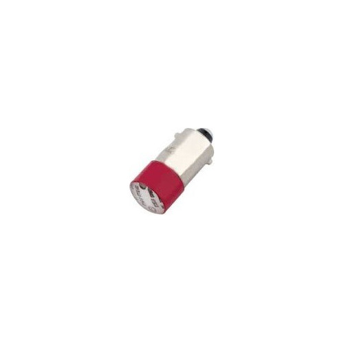 Bombillo Ba9 Led  P/luz Piloto 230 Vac/dc Rojo Gqele 2unids