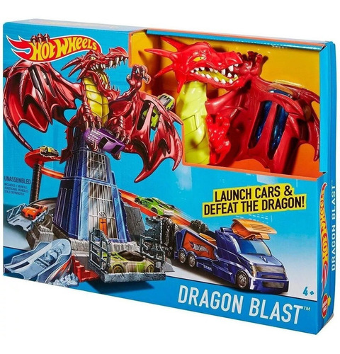 Hot Wheels City Dragón Explosivo - Giro Didáctico