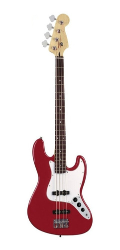 Bajo Importado Mod Jazz Bass 4 Cuerdas Rojo 