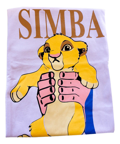 Remera Mujer The Lion King Simba El Rey Leon Disney