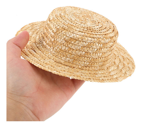 2 Minisombreros De Paja: Pequeños Sombreros Tejidos En Minia