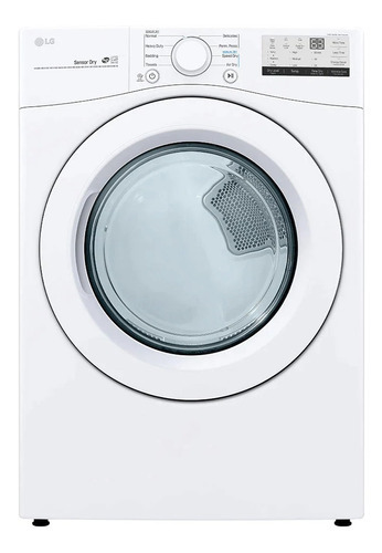 Secadora 20 Kg Smart Carga Frontal A Gas Marca LG Color Blanco