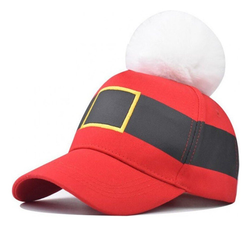 Gorro De Navidad Gorra De Béisbol Con Bola De Pelo
