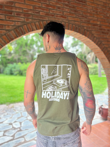 Musculosa Hombre  Estampada -algodón Peinado- Fabricante 