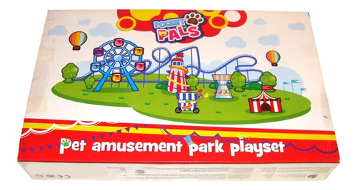 Pocket Pals Set Juguetes Parque Diversiones Mascotas Perrito