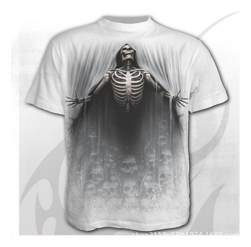 Camisa Gótica Para Hombre Impreso 3d T-shirt Camiseta,man