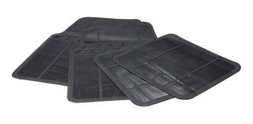 Tapetes De Pvc Para Auto Color Negros Mikels