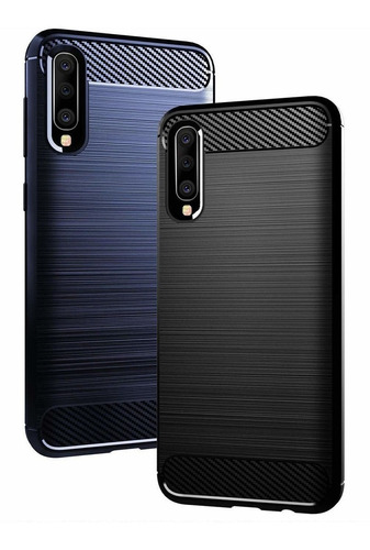 Forro Estuche Funda Fibra De Carbono Samsung Galaxy A50