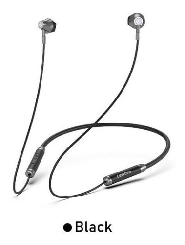 Audifono Manos Libres Bluetooth He06 Lenovo Negro