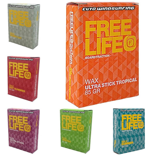 Imagen 1 de 2 de Parafinas Freelife Surf Base Verano Invierno Tropical Stick