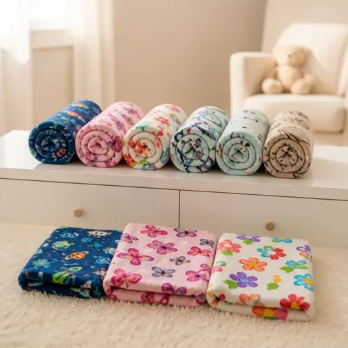 Cobertor  Bebe Soft Microfibra Manta Estampa  Sortida Infantil