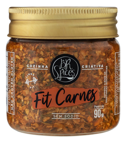 Condimento para Carne Zero Sódio BR Spices Fit Pote 90g