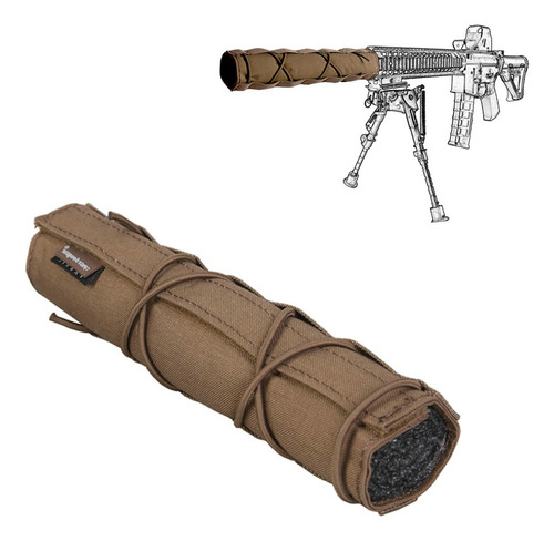 Supresor Sonido Cañon Silenciador Tactico Militar Rifle Ar15