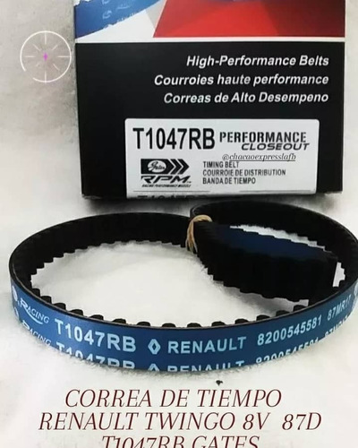 Correa De Tiempo Renault Twingo 8v  87d T1047rb Gates