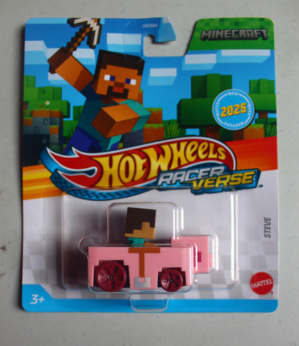 Hot Wheels Raceverse Minecraft Chicken Spider Steve Cree 4pz Gris