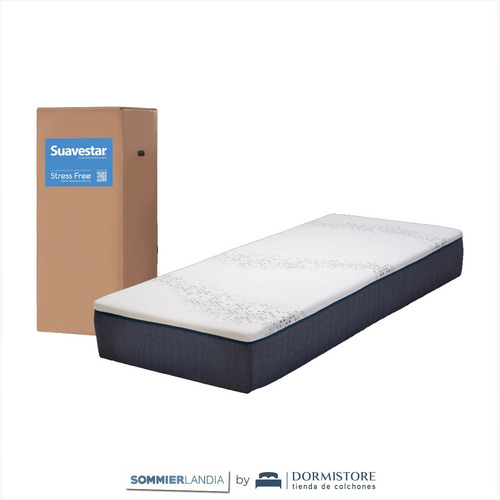 Colchon Suavestar Stress Free 80x190 Alta Densidad 30kg