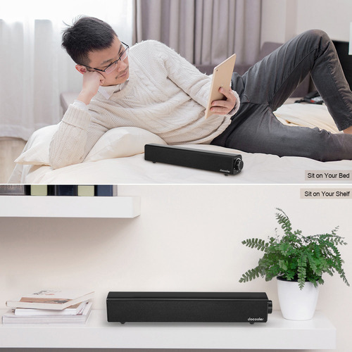 Docooler Bluetooth 4.0 Speakers Sound Bar Home Theater 20w