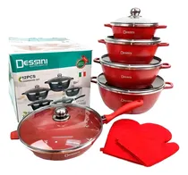 Comprar Set De Ollas Dessini Con Sárten 12 Piezas Antiadherente