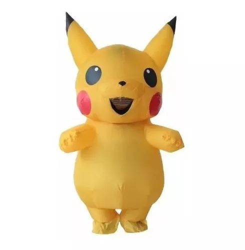 Fantasia Pikachu Inflável Traje (Adulto/Infantil)