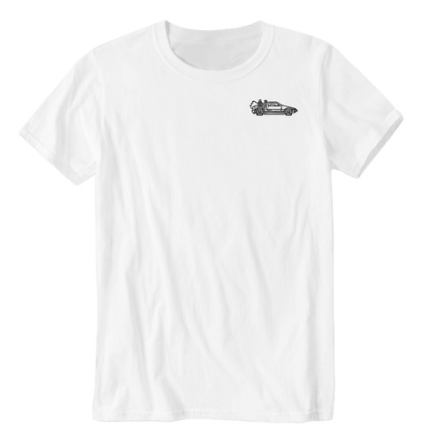 Basic Delorean Stencil - Playera Volver Al Futuro Mc Fly -