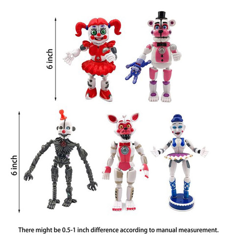 Five Nights At Freddy's Game Sister Location Lightening, 5 U