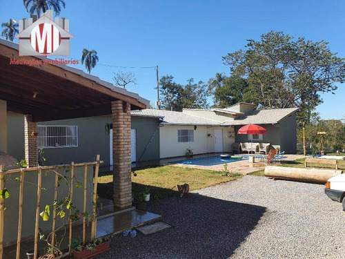 Imagem 16 de 23 de Linda Chácara Com Escritura, 03 Dormitórios, Piscina, Campo De Futebol, Pomar, À Venda, 1000 M² Por R$ 465.000 - Zona Rural - Pinhalzinho/sp - Ch0725