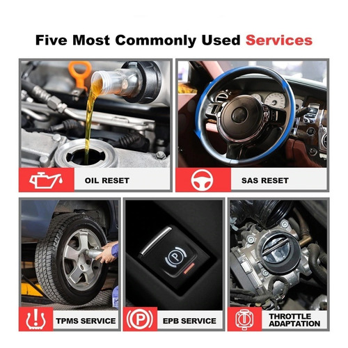 Imagen 7 de 8 de Escaner Launch Crp 129 X Cuerpo De Aceleracion X431 129x Motor Transmision Frenos Y Airbag 5 Reseteos Usados En Taller