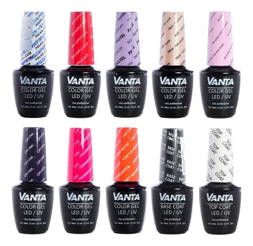 comprar Vanta X8 Esmaltes Semipermanentes Gel On-off + Base + Top