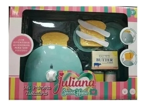 Juliana Mi Primera Tostadora Con Accesorios Juguete