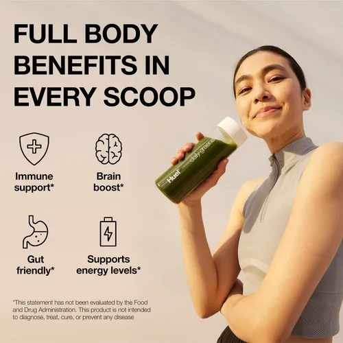 Huel Daily Greens | Superfood Greens Powder | 91 Vitaminas,