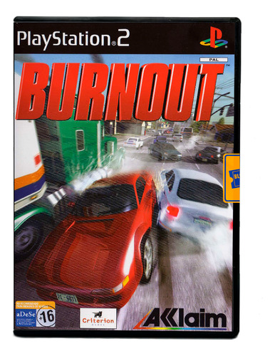 Juego Burnout Ps2 - Físico En Caja
