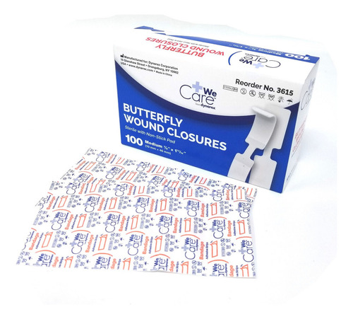 Steri Strips Butterfly Closures Cierre De Piel Dinarex