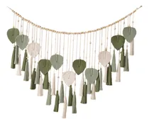 Comprar Qg1 Tapiz Colgante De Pared De Macramé, Tapiz Tejido, Tapiz
