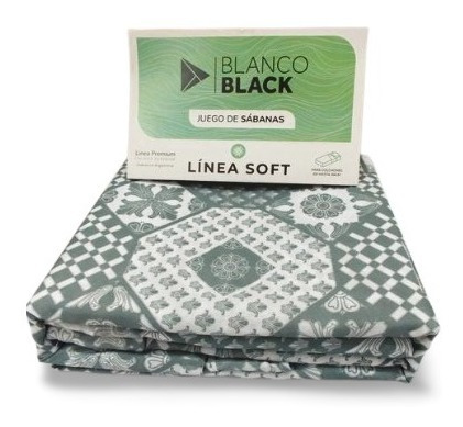 Imagen 1 de 2 de 10 Sabana Blanco Black Soft 2 1/2 Est. Mayorista