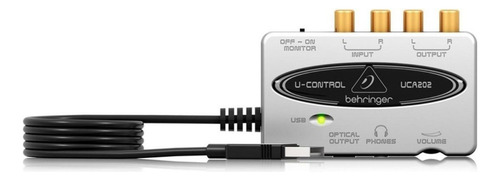 Interfaz De Audio Behringer Uca202 Usb 2entradas-salidas